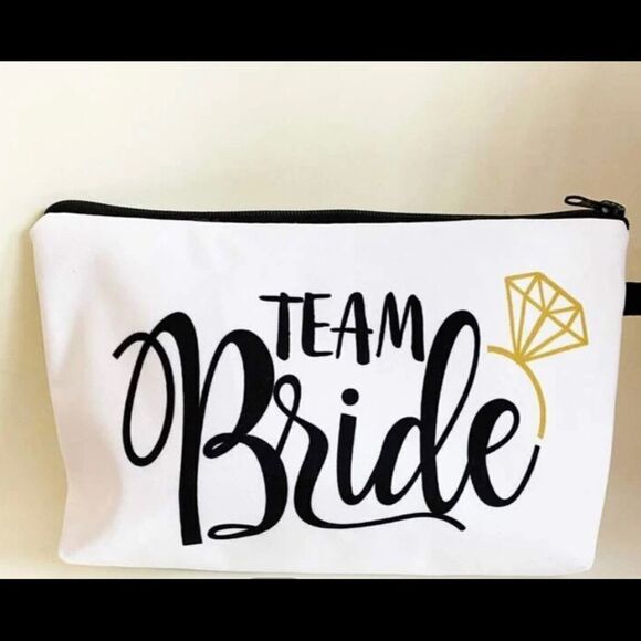Team Bride Zippered Pouch - Picture 3 of 3